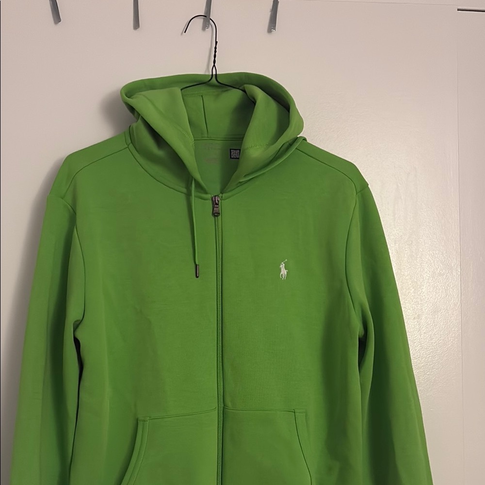 Polo by Ralph Lauren Lime Green Full-Zip Hoodie